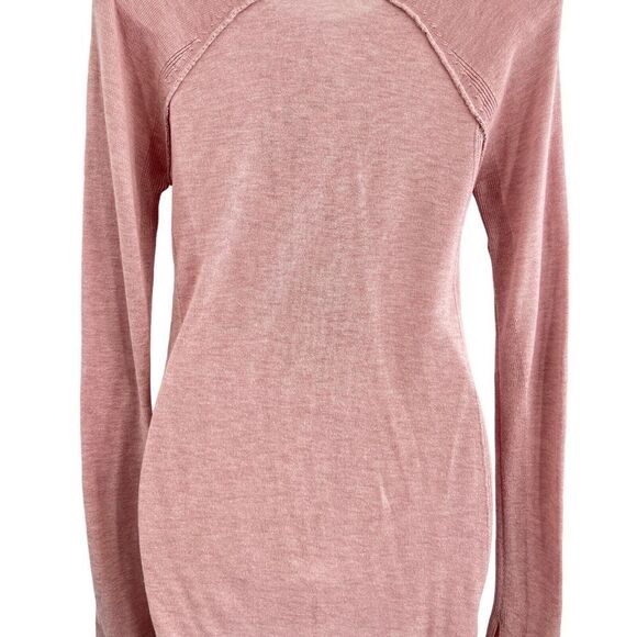 Lululemon Sunshine Coast Long Sleeve Heathered Mink Berry Women's Size 2 - Picture 9 of 10